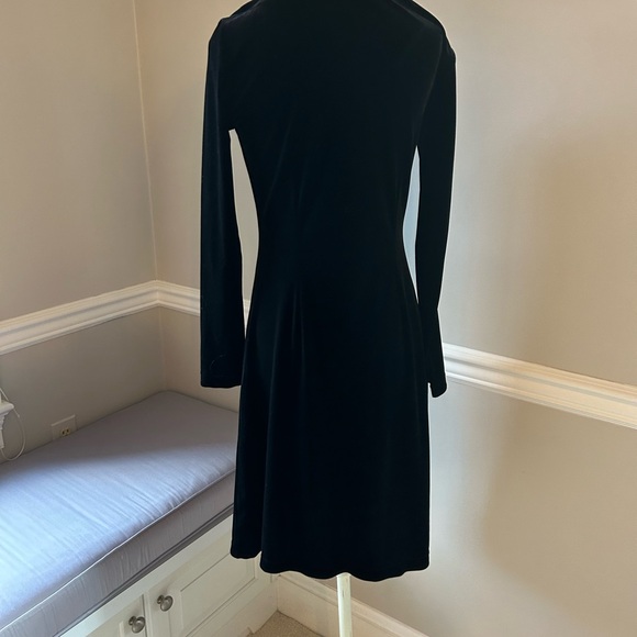 Vintage Velvet V-Neck Mini Dress - Picture 6 of 7